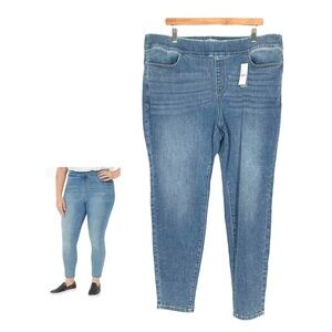 Lane Bryant Pull-On High-Rise Sateen Jeggings Size 20 NWT